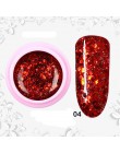 8 ml lakier do paznokci cekiny w proszku lakier żelowy UV 100 kolorów soak off led lakier do paznokci długotrwały lakier do pazn