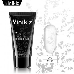 Yinikiz Poly Gel 30g UV szybkie Builder rozszerzenie wzmocnienie kamuflaż LED UV Polygel do paznokci lakier do paznokci żel pols