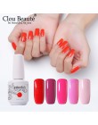 Clou Beaute 15 ml żel UV lakier do paznokci 244 kolory lakier brokat bazy warstwa wierzchnia lakier do paznokci vernis semi perm