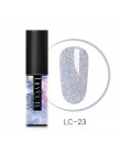 LILYCUTE brokatowy żel do paznokci polski 5 ML Soak Off żel UV lakier do paznokci Semi permanentny lakier do paznokci podkład la