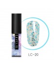 LILYCUTE brokatowy żel do paznokci polski 5 ML Soak Off żel UV lakier do paznokci Semi permanentny lakier do paznokci podkład la