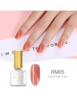 Profesjonalne lakiery hybrydowe do stylizacji paznokci do lampy UV żelowe modne naturalne kolory nude kremowe francuski manicure