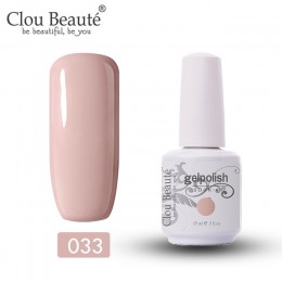 Clou Beaute 15 ml żel UV lakier do paznokci 244 kolory lakier brokat bazy warstwa wierzchnia lakier do paznokci vernis semi perm