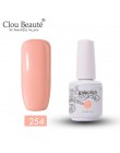 Clou Beaute 15 ml żel UV lakier do paznokci 244 kolory lakier brokat bazy warstwa wierzchnia lakier do paznokci vernis semi perm