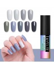 LILYCUTE seria nago lakier do paznokci 5 ml fioletowy czerwony czarny szary Soak Off lakier żelowy UV klej lakier do manicure la