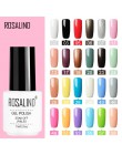 ROSALIND lakier do paznokci lakier hybrydowy żel polski uv kolor Vernis Semi Permanent żelowy żel do Manicure podkład warstwa wi