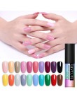 LILYCUTE żel do malowania paznokci 5 ML czysty kolor paznokci UV żelowy lakier do paznokci LED długotrwałe Macaron lakier typu s