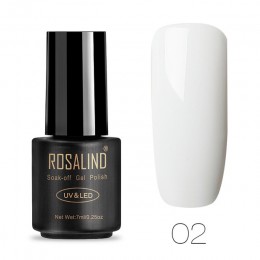 ROSALIND lakier do paznokci Vernis Semi Permanent lakiery hybrydowe do paznokci Manicure do paznokci podkład żel akrylowy poli ż