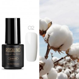 ROSALIND 7 ML lakier do paznokci żel lakier hybrydowy UV do Manicure Off Gellak biały Prime żel do malowania paznokci rozszerzen