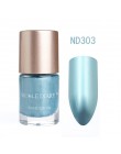 NICOLE DIARY 9 ml lakier do paznokci lakier metaliczny lustro efekt matowy matowy seria nago polski Manicure lakier do paznokci 