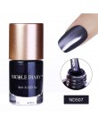 NICOLE DIARY 9 ml lakier do paznokci lakier metaliczny lustro efekt matowy matowy seria nago polski Manicure lakier do paznokci 