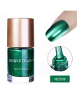 NICOLE DIARY 9 ml lakier do paznokci lakier metaliczny lustro efekt matowy matowy seria nago polski Manicure lakier do paznokci 