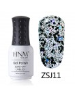 HNM 8 ML diament lampa UV LED paznokci żel Bling Glitter farby Gellak Soak Off Semi Permanent szczęście lakier emalia żel polski