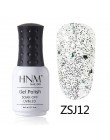 HNM 8 ML diament lampa UV LED paznokci żel Bling Glitter farby Gellak Soak Off Semi Permanent szczęście lakier emalia żel polski