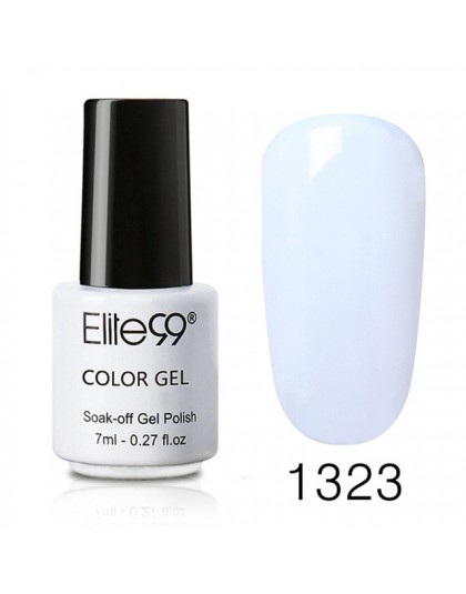 Elite99 7 ml czystego lakier do paznokci żel kolorowy Top lakier bazowy należy trwały żel UV LED lakiery Soak Off Gelpolish laki