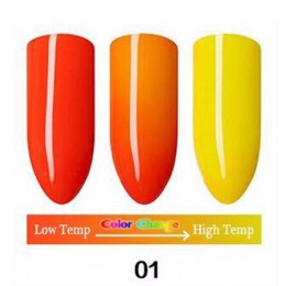Najnowszy 18 kolorowy żelowy lakier do paznokci do paznokci do zmiany temperatury kolor lakier żelowy UV gradientu żel do paznok