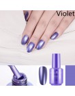 8/18 ml moda lustro efekt metaliczny lakier do paznokci purpurowa róża złota srebrny chrom lakier do paznokci do paznokci lakier