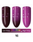 Najnowszy 18 kolorowy żelowy lakier do paznokci do paznokci do zmiany temperatury kolor lakier żelowy UV gradientu żel do paznok