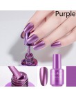 8/18 ml moda lustro efekt metaliczny lakier do paznokci purpurowa róża złota srebrny chrom lakier do paznokci do paznokci lakier