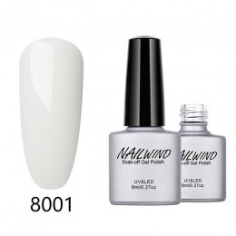 NAILWIND 8 ML żel UV lakier do paznokci zestaw do polerowania do Manicure topy żel lakiery hybrydowe podkład Soak Off paznokcie 