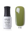 H & m 8 ml niebieski czerwony różowy zielony żółty lakier do paznokci żel kolorowy lampa UV LED lakier półtrwały Hybird bazy Top