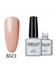 NAILWIND 8 ML żel UV lakier do paznokci zestaw do polerowania do Manicure topy żel lakiery hybrydowe podkład Soak Off paznokcie 