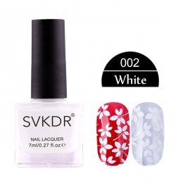 SVKDR New Arrival lakier do stempli i tłoczenia polski Nail Art tłoczenia lakier do paznokci do paznokci DIY płytka do stemplowa