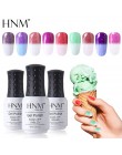 HNM 8 ml Nail polski Snowy temperatury zmiana koloru paznokci Gelpolish lakier żelowy UV Hybrid lakier lakier GelPolish tłoczeni