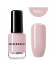 NICOLE pamiętnik seria nago lakier do paznokci 6 ml odkleić lakier do paznokci czysty kolor paznokci różowy Manicure DIY projekt