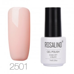 ROSALIND 7 ML Pure Color serii żel polski paznokci żel do malowania paznokci lakier do przedłużenie paznokci lakier do paznokci 