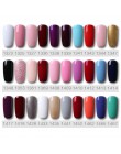 HNM Pure Color 8 ML Nail Polski Soak Off UV Tłoczenia Farby Gellak Polski Paznokci Lampa LED Gelpolish Szczęście Lakier Lakier H