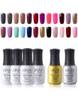 HNM Pure Color 8 ML Nail Polski Soak Off UV Tłoczenia Farby Gellak Polski Paznokci Lampa LED Gelpolish Szczęście Lakier Lakier H