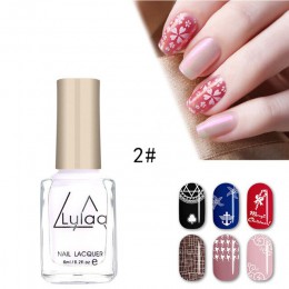 Paznokci lakier do paznokci i pieczęć polski Nail Art opcjonalnie tłoczenie 6 ML 12 kolor lakier do paznokci lakier w sprayu pie