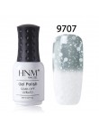 HNM 8 ml Nail polski Snowy temperatury zmiana koloru paznokci Gelpolish lakier żelowy UV Hybrid lakier lakier GelPolish tłoczeni