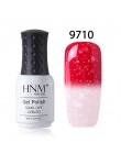 HNM 8 ml Nail polski Snowy temperatury zmiana koloru paznokci Gelpolish lakier żelowy UV Hybrid lakier lakier GelPolish tłoczeni