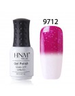 HNM 8 ml Nail polski Snowy temperatury zmiana koloru paznokci Gelpolish lakier żelowy UV Hybrid lakier lakier GelPolish tłoczeni