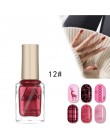 Paznokci lakier do paznokci i pieczęć polski Nail Art opcjonalnie tłoczenie 6 ML 12 kolor lakier do paznokci lakier w sprayu pie