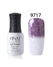 HNM 8 ml Nail polski Snowy temperatury zmiana koloru paznokci Gelpolish lakier żelowy UV Hybrid lakier lakier GelPolish tłoczeni