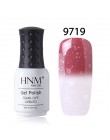 HNM 8 ml Nail polski Snowy temperatury zmiana koloru paznokci Gelpolish lakier żelowy UV Hybrid lakier lakier GelPolish tłoczeni