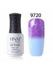 HNM 8 ml Nail polski Snowy temperatury zmiana koloru paznokci Gelpolish lakier żelowy UV Hybrid lakier lakier GelPolish tłoczeni