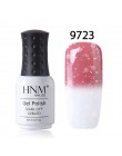 HNM 8 ml Nail polski Snowy temperatury zmiana koloru paznokci Gelpolish lakier żelowy UV Hybrid lakier lakier GelPolish tłoczeni