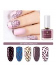 Urodzony dość 57 kolorów 6 ml Nail Art tłoczenie polski nowo słodki styl Manicure płyta lakier cukierki stempel do paznokci laki