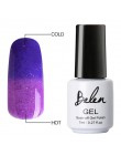 Belen 3 Kolor 2 Kolor Termiczna Żel Polski Paznokci 7 ml Temperatura Barwowa Zmiana Soak Off Żel UV Lakier Manicure szczęście La