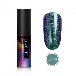 LILYCUTE Soak Off lakier żelowy UV 5 ml kameleon płaty żel do paznokci do paznokci lakier do paznokci Art Manicure żel do malowa