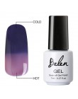 Belen 3 Kolor 2 Kolor Termiczna Żel Polski Paznokci 7 ml Temperatura Barwowa Zmiana Soak Off Żel UV Lakier Manicure szczęście La