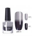 UR SUGAR 6 ml brokat lakier do paznokci fioletowy czerwony szary temperatury zmiana kolorów cekiny lakier do paznokci Manicure l