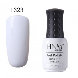 HNM Pure Color 8 ML Nail Polski Soak Off UV Tłoczenia Farby Gellak Polski Paznokci Lampa LED Gelpolish Szczęście Lakier Lakier H