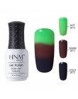 H & m 8 ml 32 kolory Thermo zmienia lakier do paznokci zmiana temperatury kolor lampa UV LED Top Primer szczęście lakier do pazn