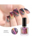 BORN PRETTY holograficzny kameleon lakier do paznokci magnetyczny 6 ml 3D Cat Eye brokat lakier magnes lakier do paznokci czarna