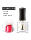 Urodzony dość odkleić bazowy płaszcz lakier do paznokci 6 ml bezwonny Nail Art Manicure pielęgnacja lakier do Salon domu DIY